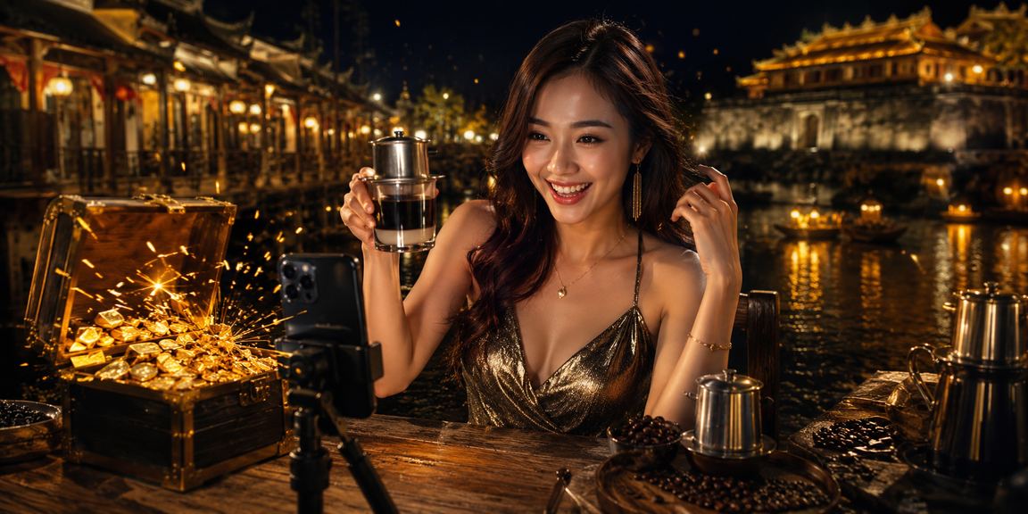 Người dùng tại Huế xem kèo cá cược thể thao bên ly cà phê sáng